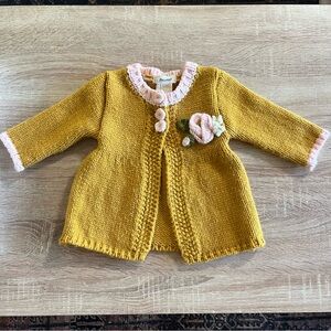 Huggables, Great Condition Cardigan Sweater, 6-12 months